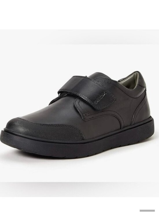 Geox Other - GEOX | Riddock Leather Breathable Shoes Black Boys Sz 5